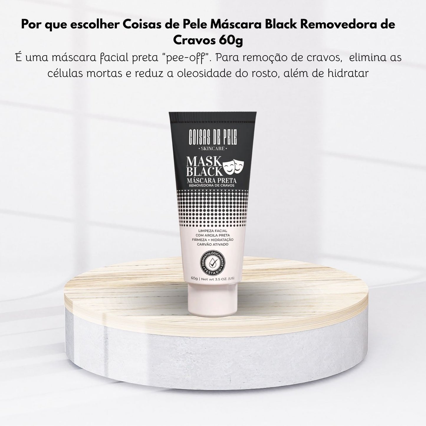 Coisas de Pele Máscara Black Removedora de Cravos 60 g