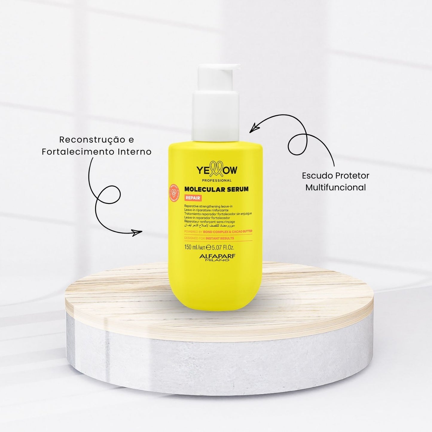 Yellow Sérum Molecular Reconstrução 150 ml