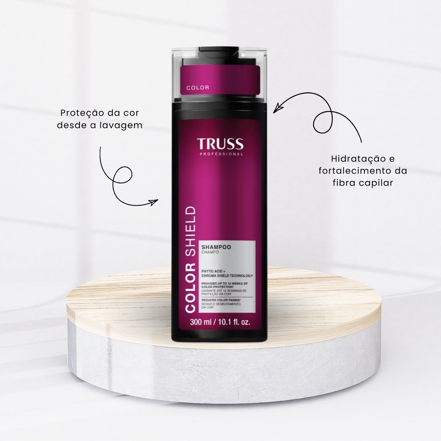 Shampoo Truss Color Shield Proteção da Cor e Brilho 300 ml
