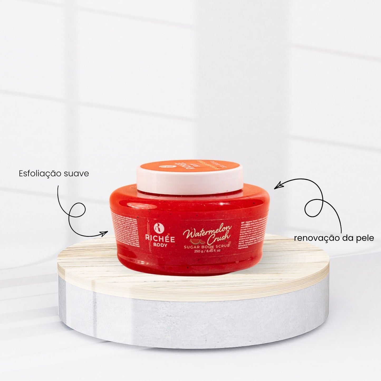 Esfoliante Corporal Richée Watermelon Hidratante 250 g