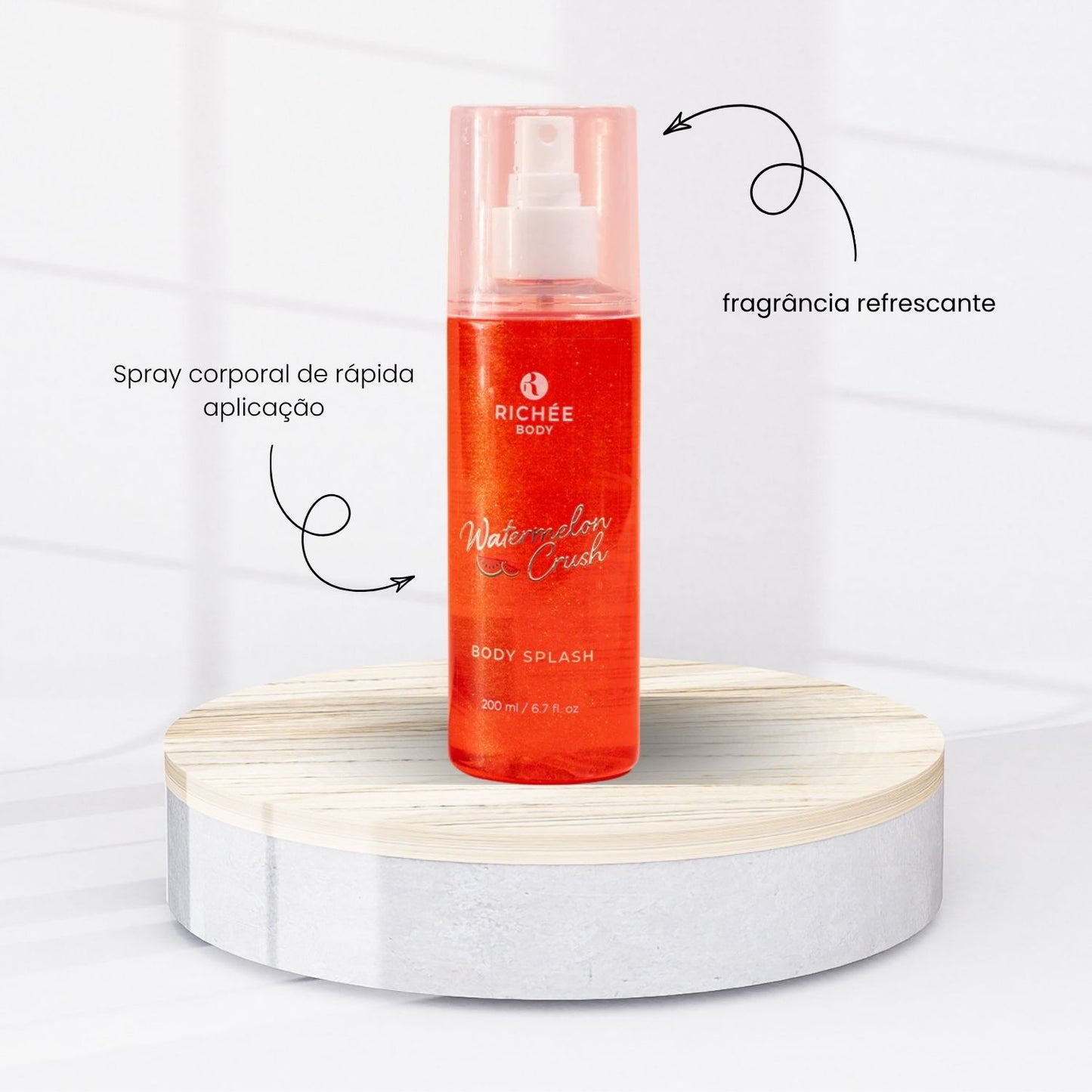 Body Splash Richée Watermelon Desodorante Corporal 200 ml
