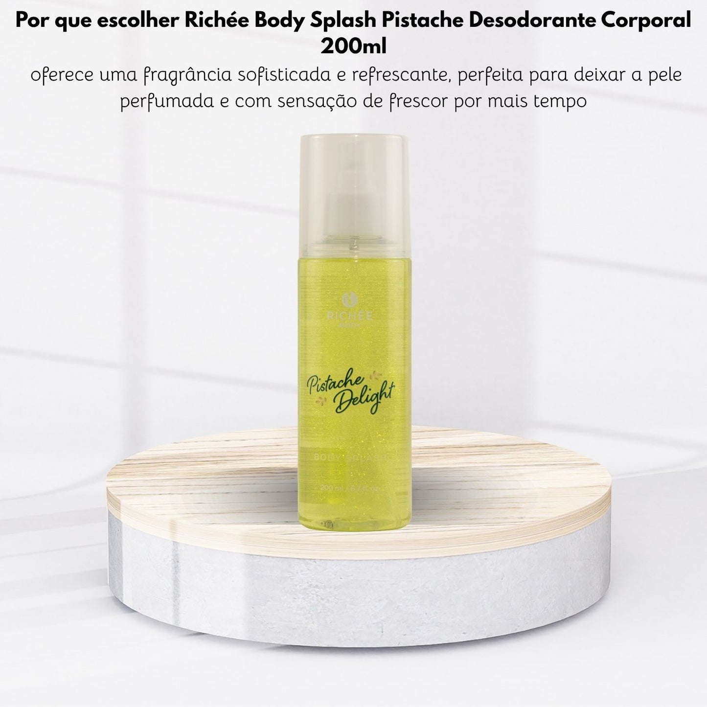 Body Splash Richée Pistache Desodorante Corporal 200 ml