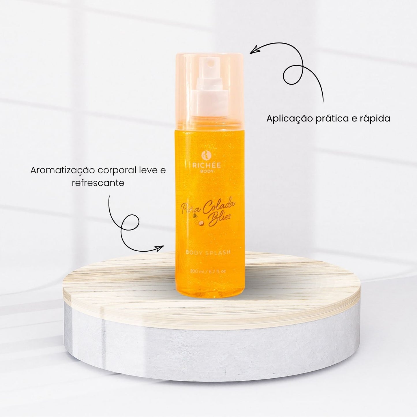 Body Splash Richée Pina Colada Desodorante Corporal 200 ml