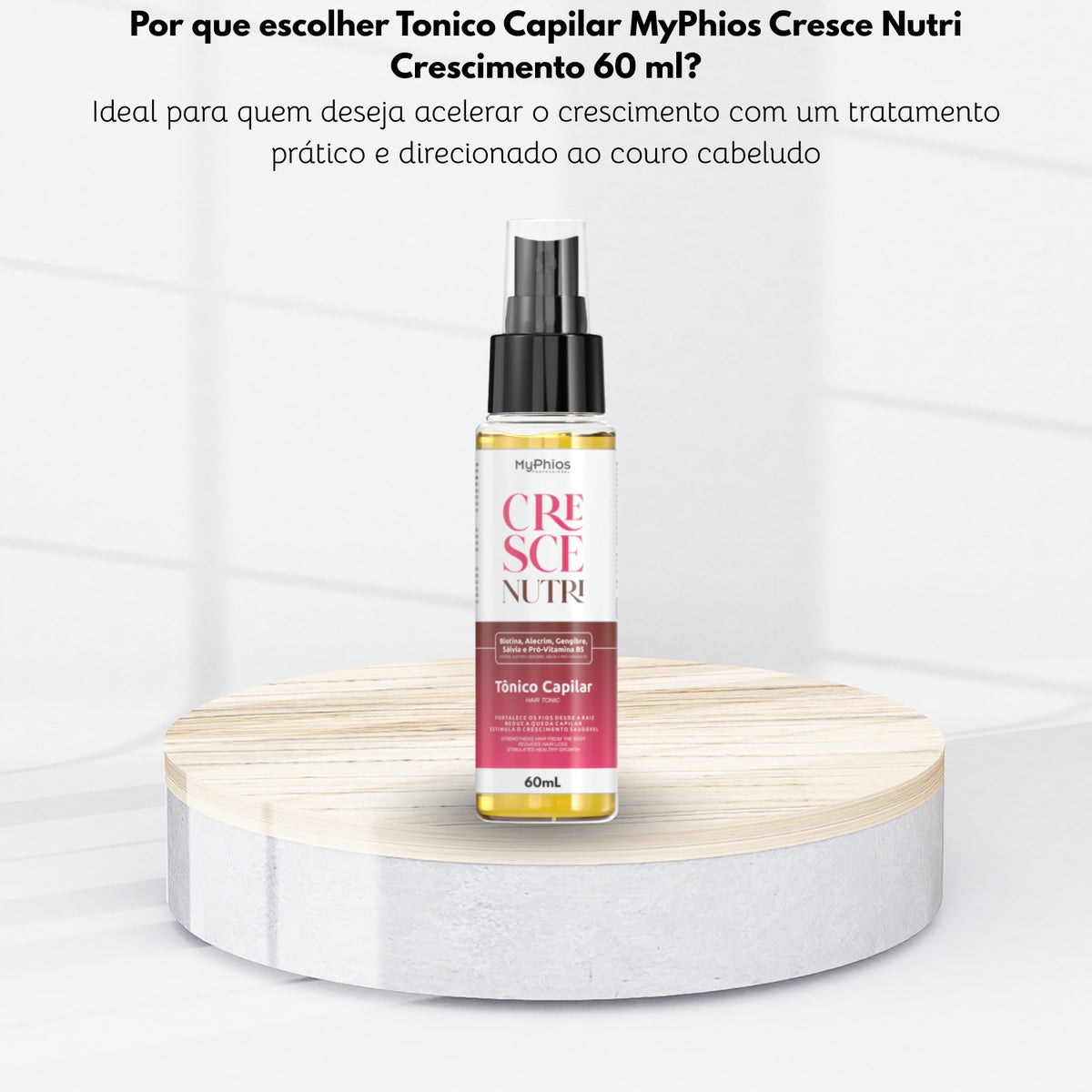 Tonico Capilar MyPhios Cresce Nutri Crescimento 60 ml