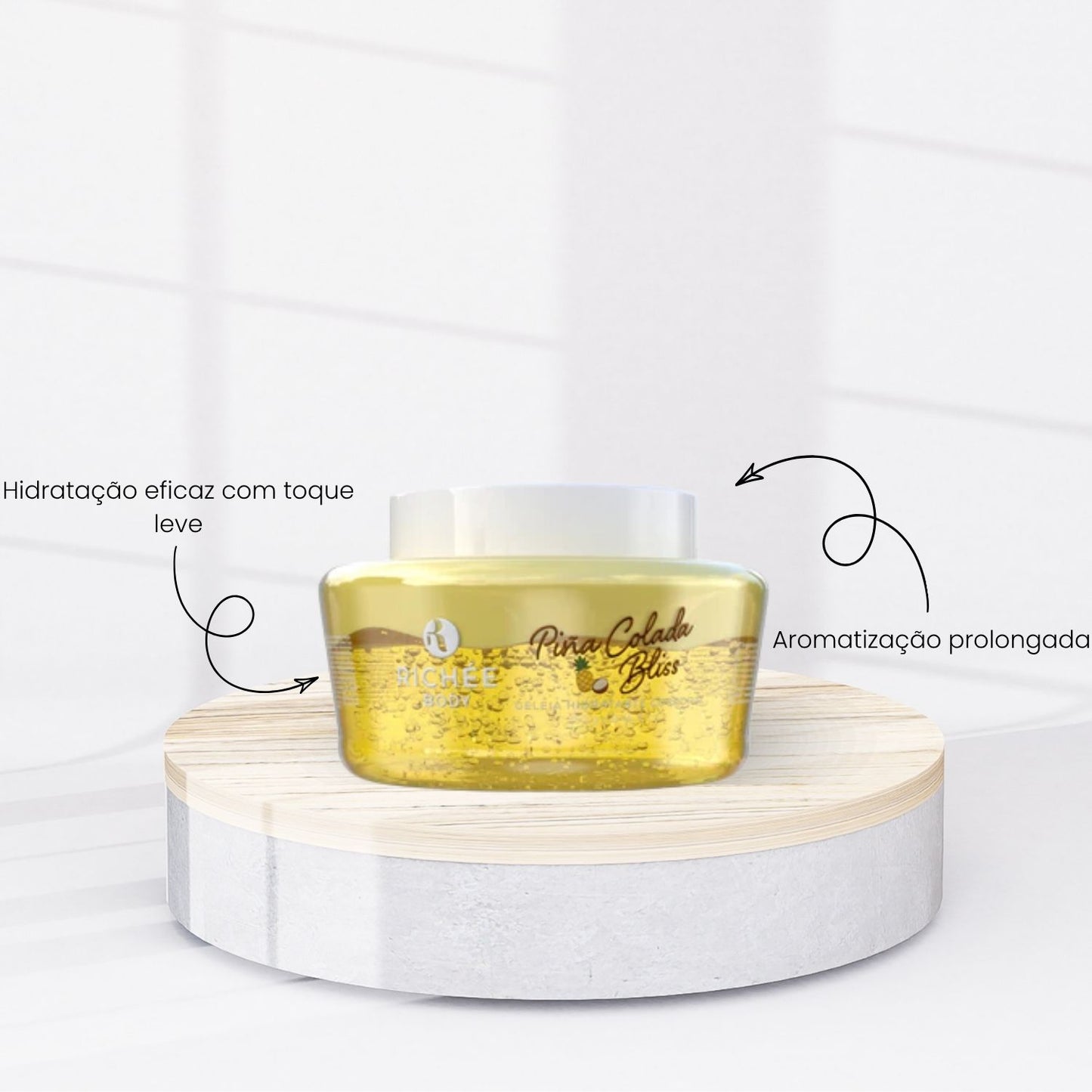 Richée Body Geleia Hidratante Corporal Pina Colada 250 g