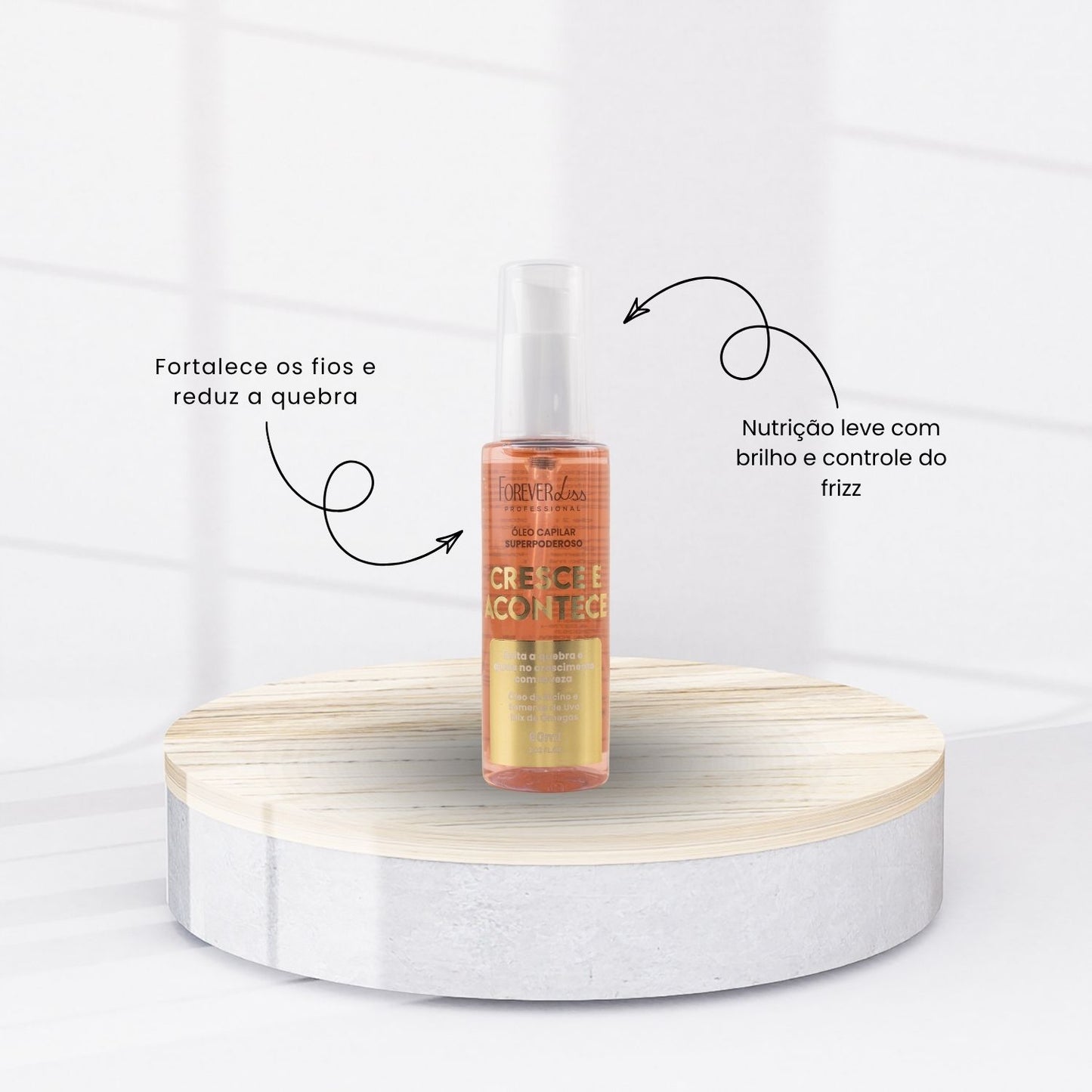 Oleo Capilar Forever Liss Cresce e Acontece 60 ml