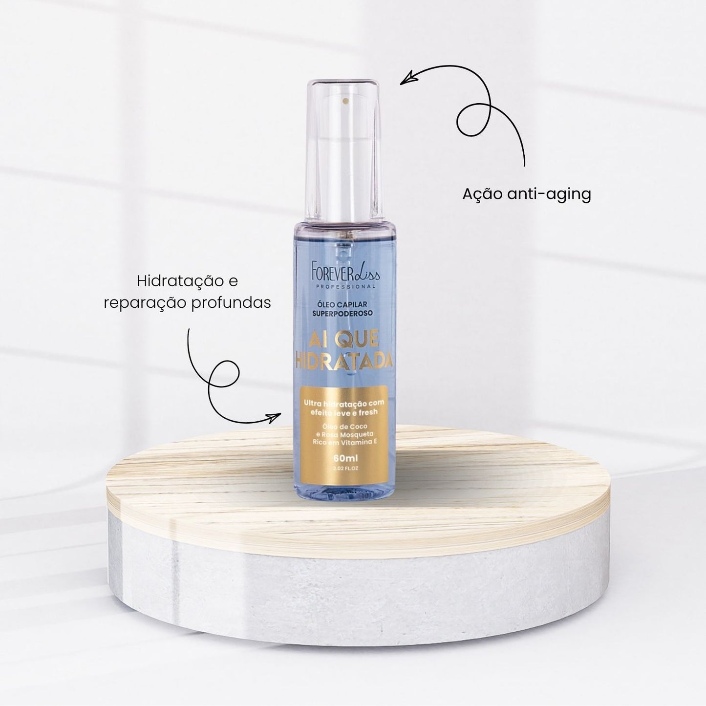 Oleo Capilar Forever Liss Ai Que Hidratada 60 ml