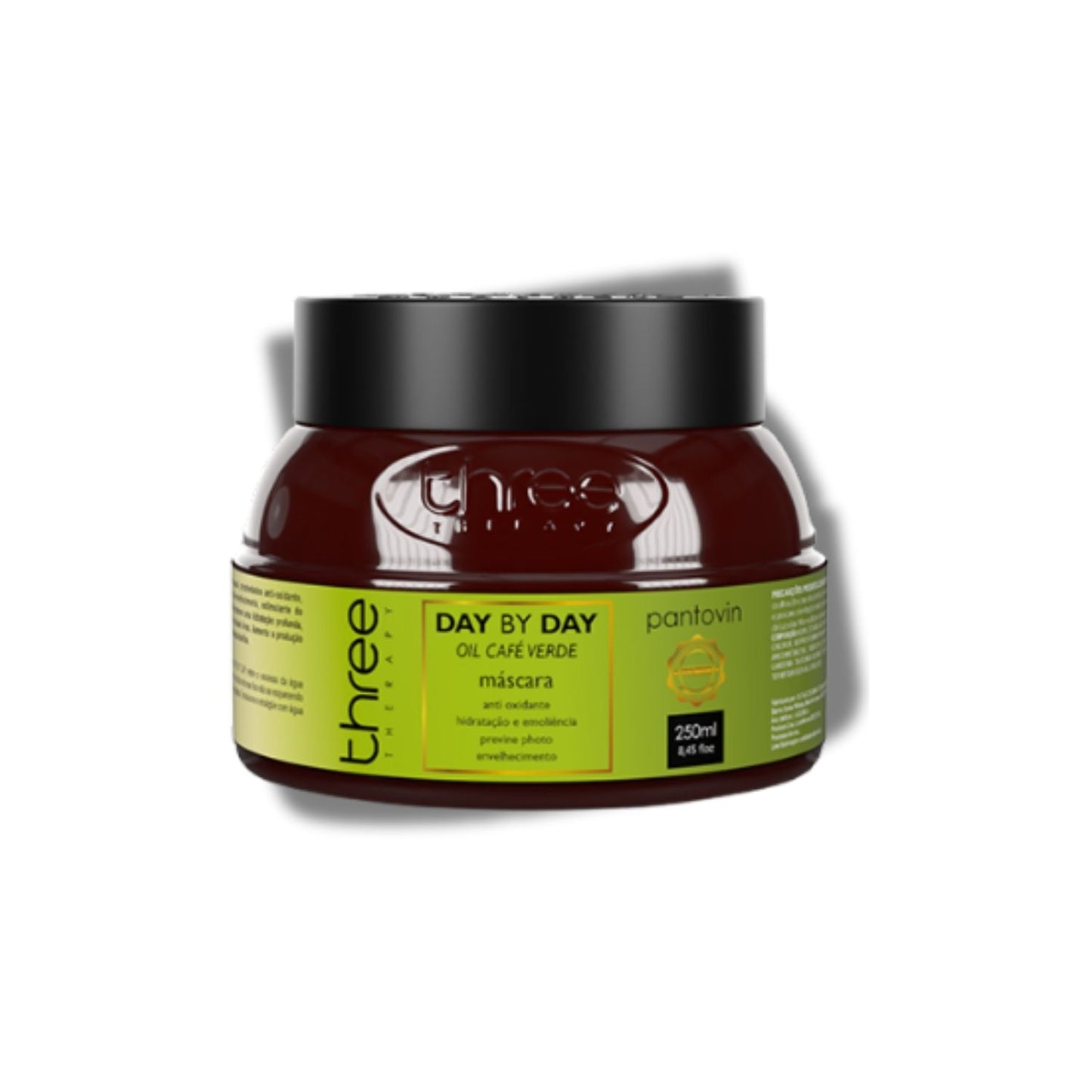 Máscara Three Therapy Day By Day Oil Café Verde 250 g