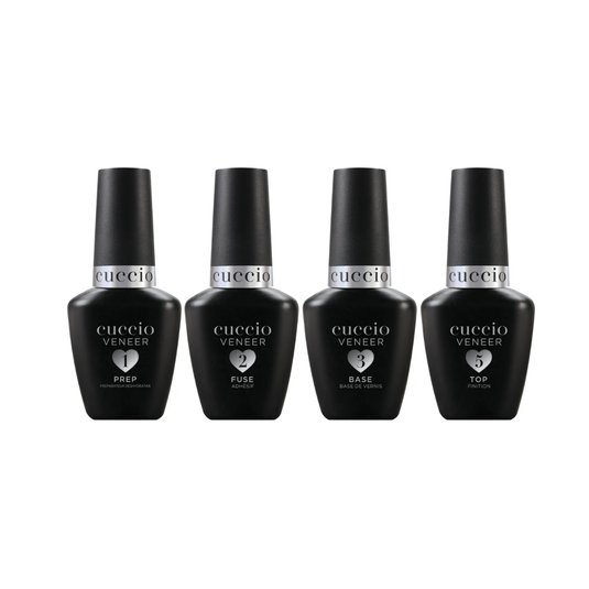 Kit Cuccio Preparadores Unhas Gel 3 Produtos 13 ml