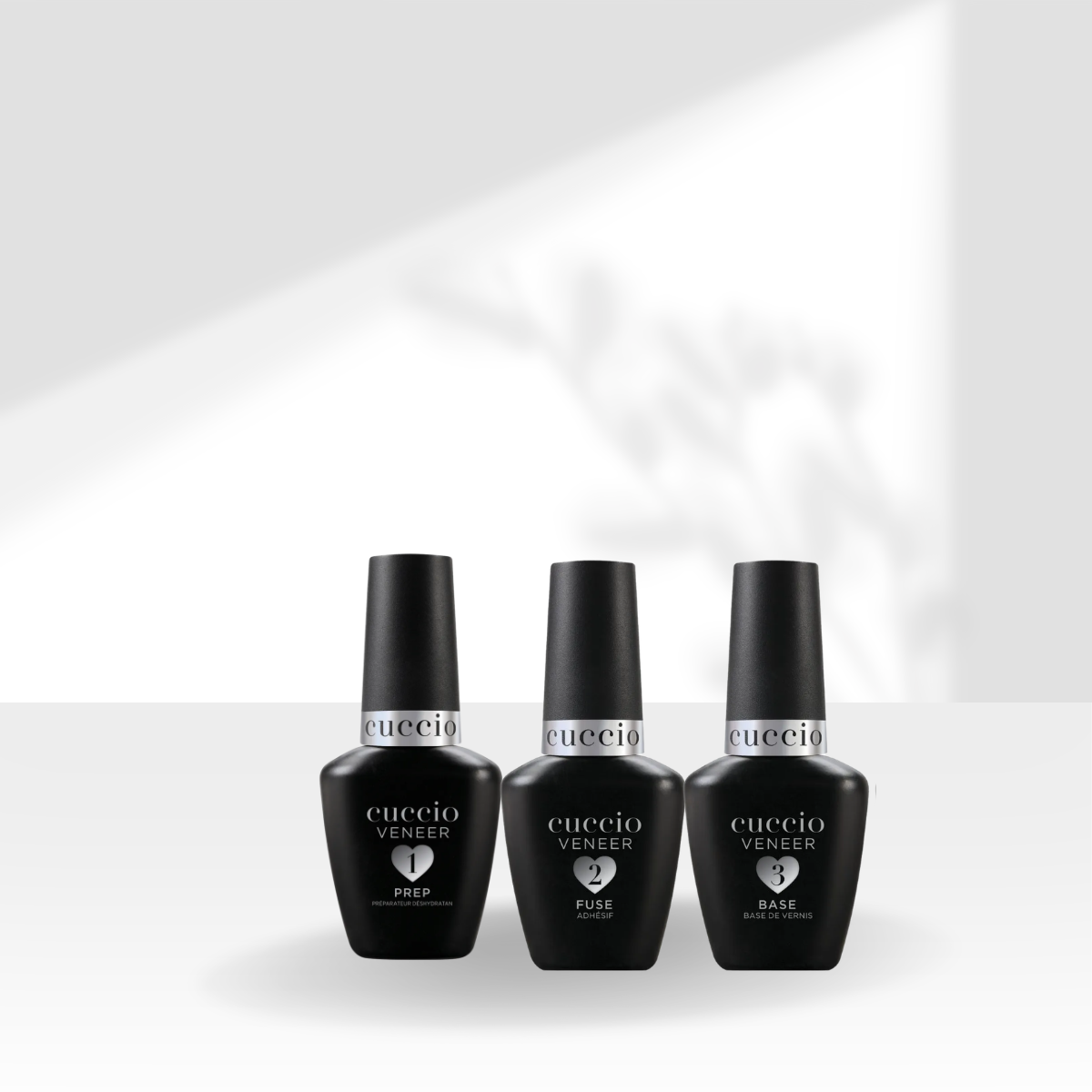 Kit Cuccio Preparadores Unhas Gel 3 Produtos 13 ml
