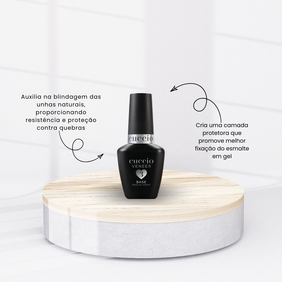 Kit Cuccio Blindagem Unhas Gel Base Universal 13ml