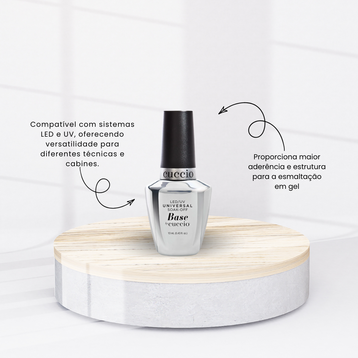 Kit Cuccio Blindagem Unhas Gel Base Universal 13ml