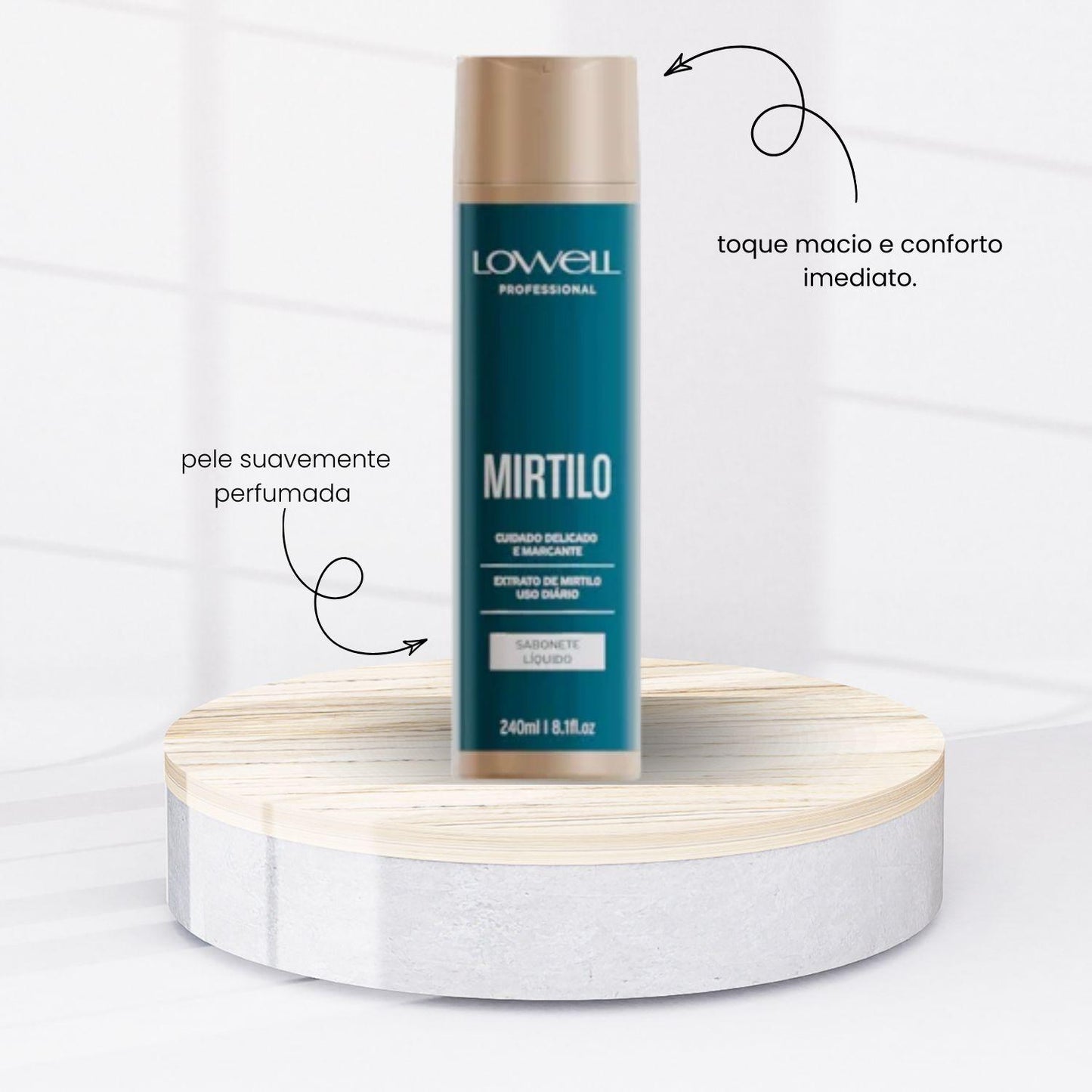 Sabonete Líquido Lowell Mirtilo Hidratação 240 ml