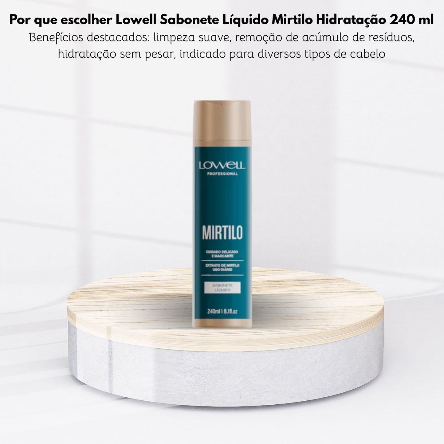 Sabonete Líquido Lowell Mirtilo Hidratação 240 ml