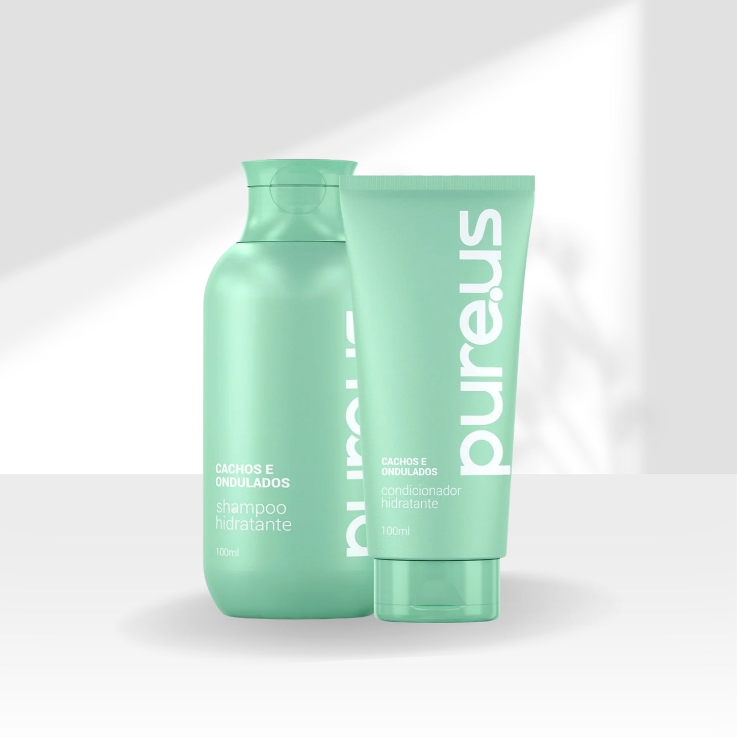 Kit Madamelis Pure Us Cachos Shampoo Condicionador 100 ml
