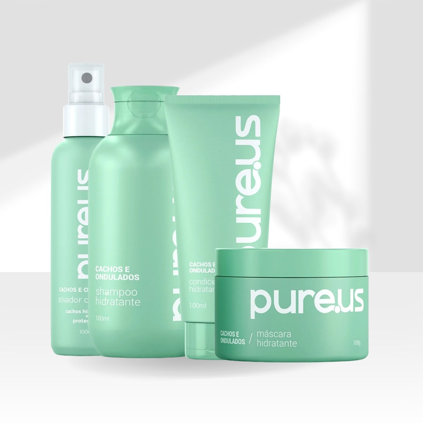 Kit Tratamento Madamelis Pure Us Cachos 4 produtos