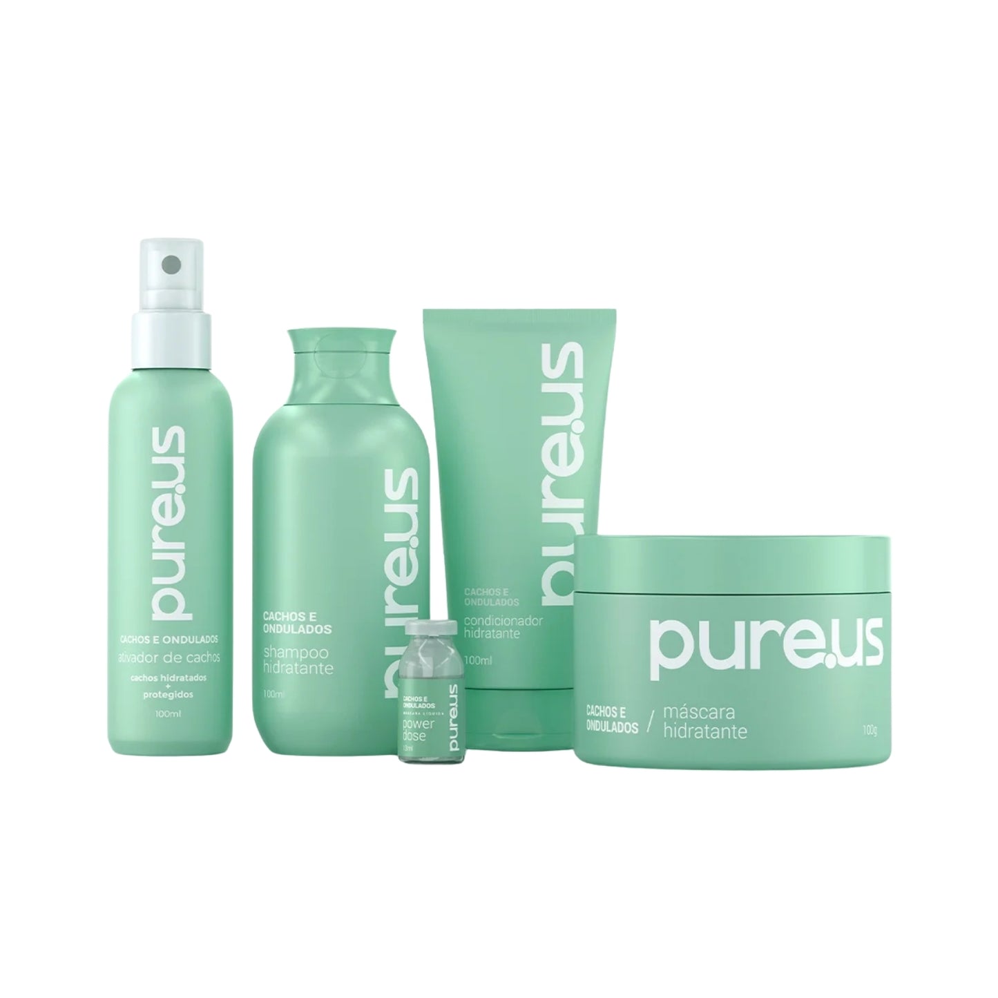 Kit Completo Madamelis Pure Us Cachos e Ondulados