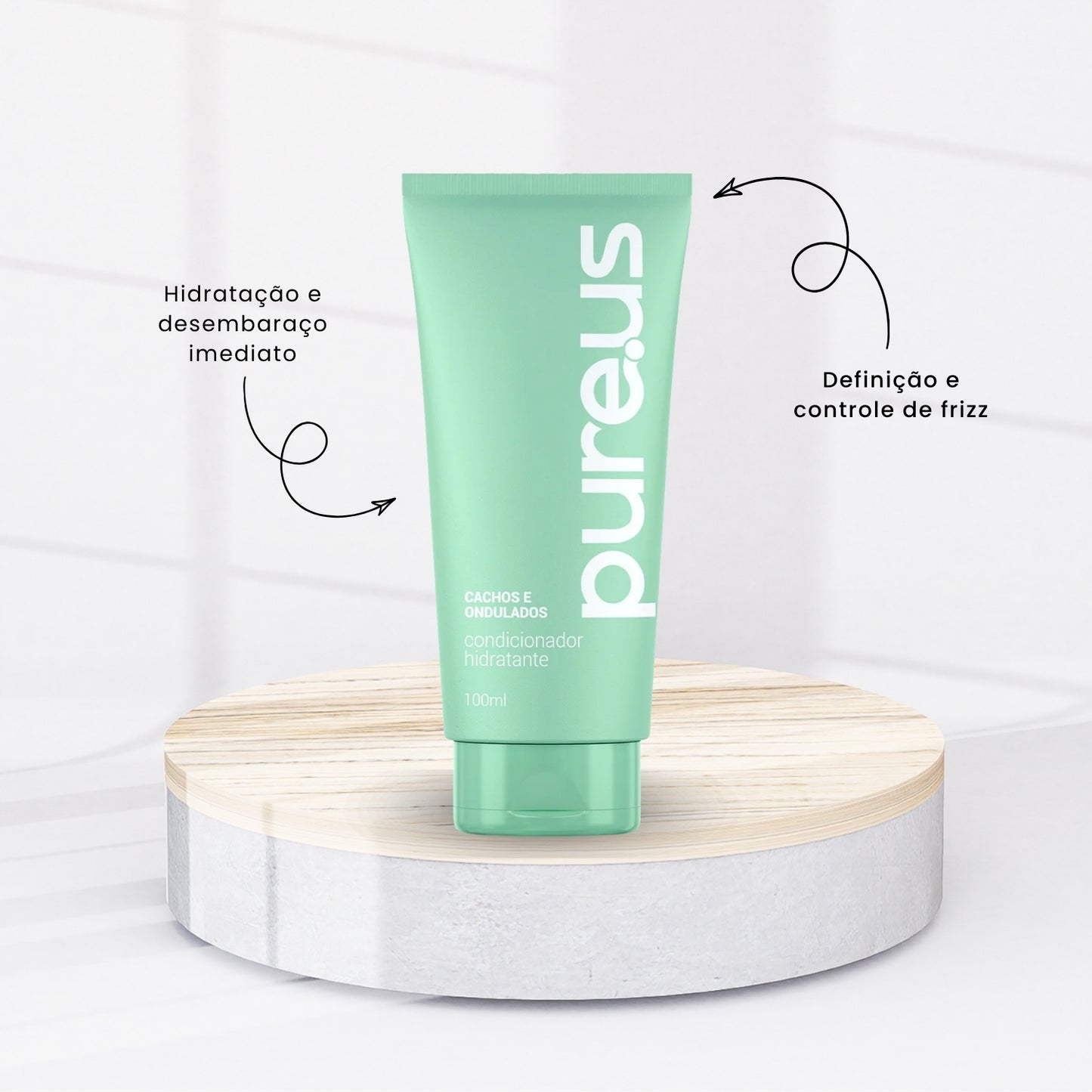 Kit Completo Madamelis Pure Us Cachos e Ondulados