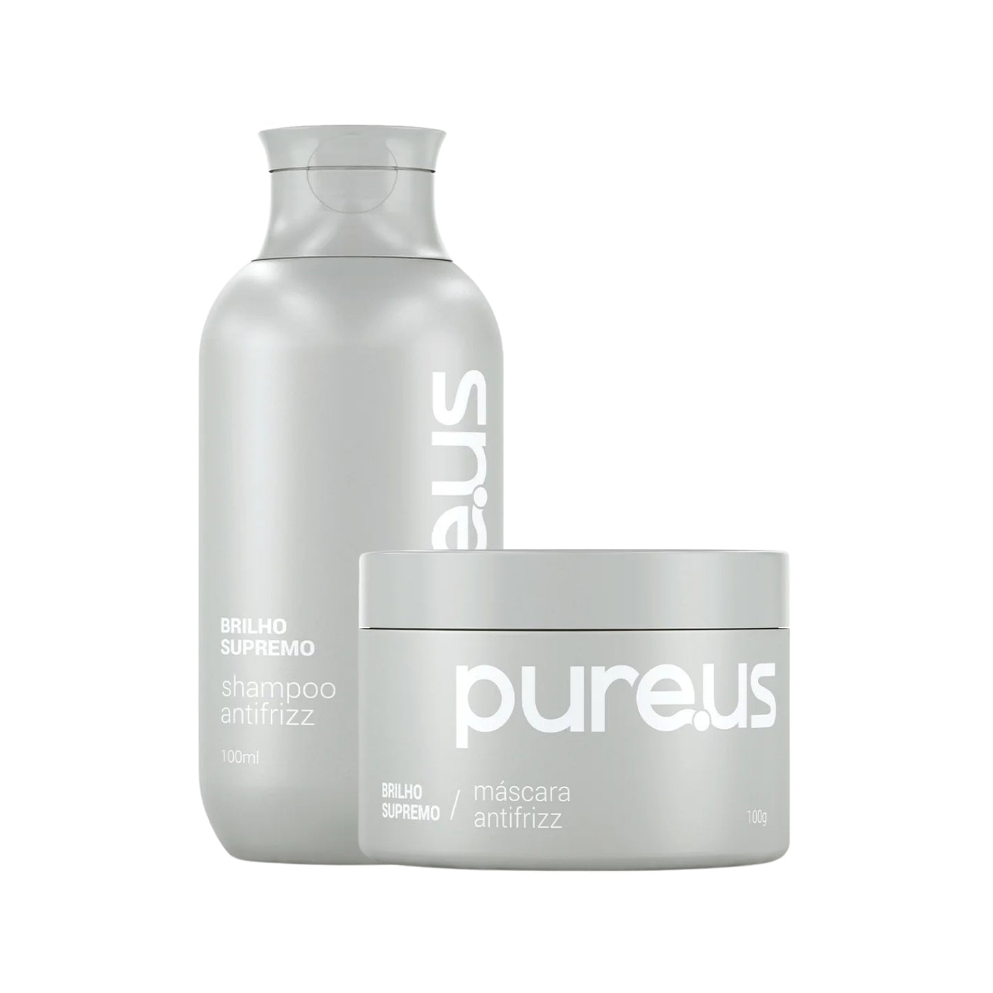 Kit Madamelis Pure Us Shampoo Mascara Antifrizz 100 ml