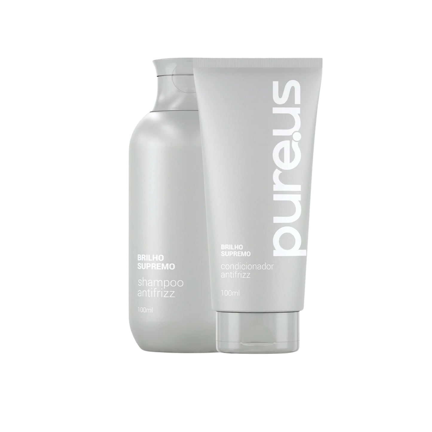 Kit Madamelis Pure Us Shampoo Condicionador Antifrizz 100 ml