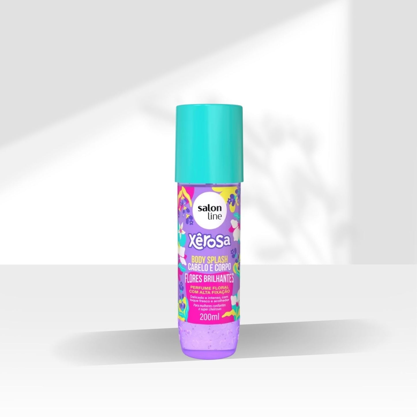 Body Splash Salon LIne Xêrosa Flores Brilhantes 200 ml