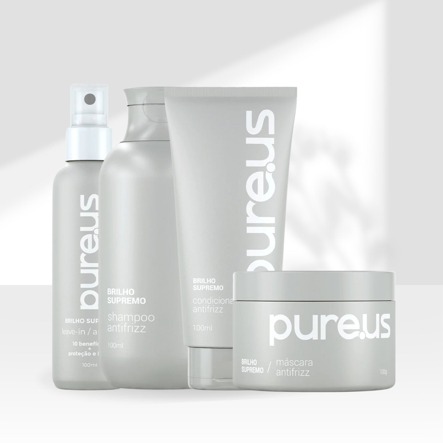 Kit Tratamento Madamelis Pure Us Antifrizz 4 Produtos