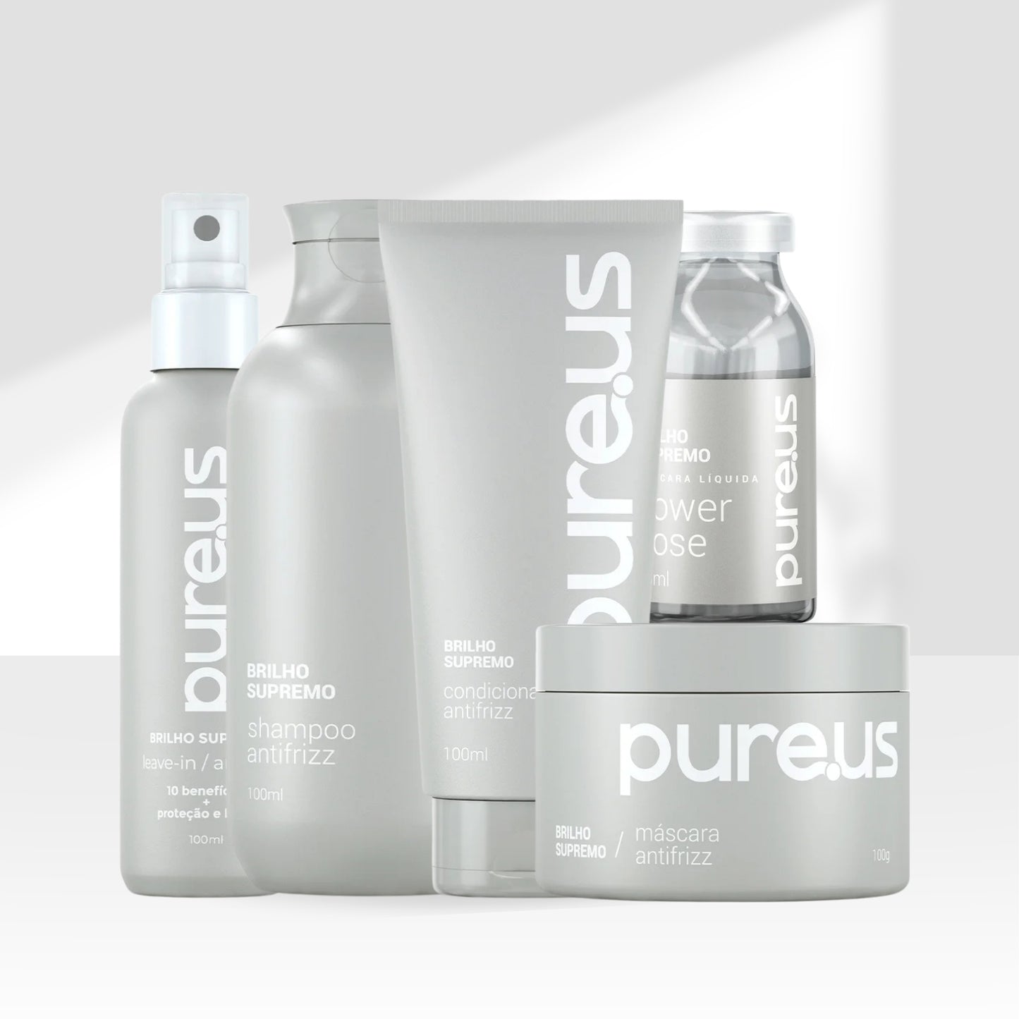 Kit Completo Madamelis Pure Us Antifrizz Hidratação