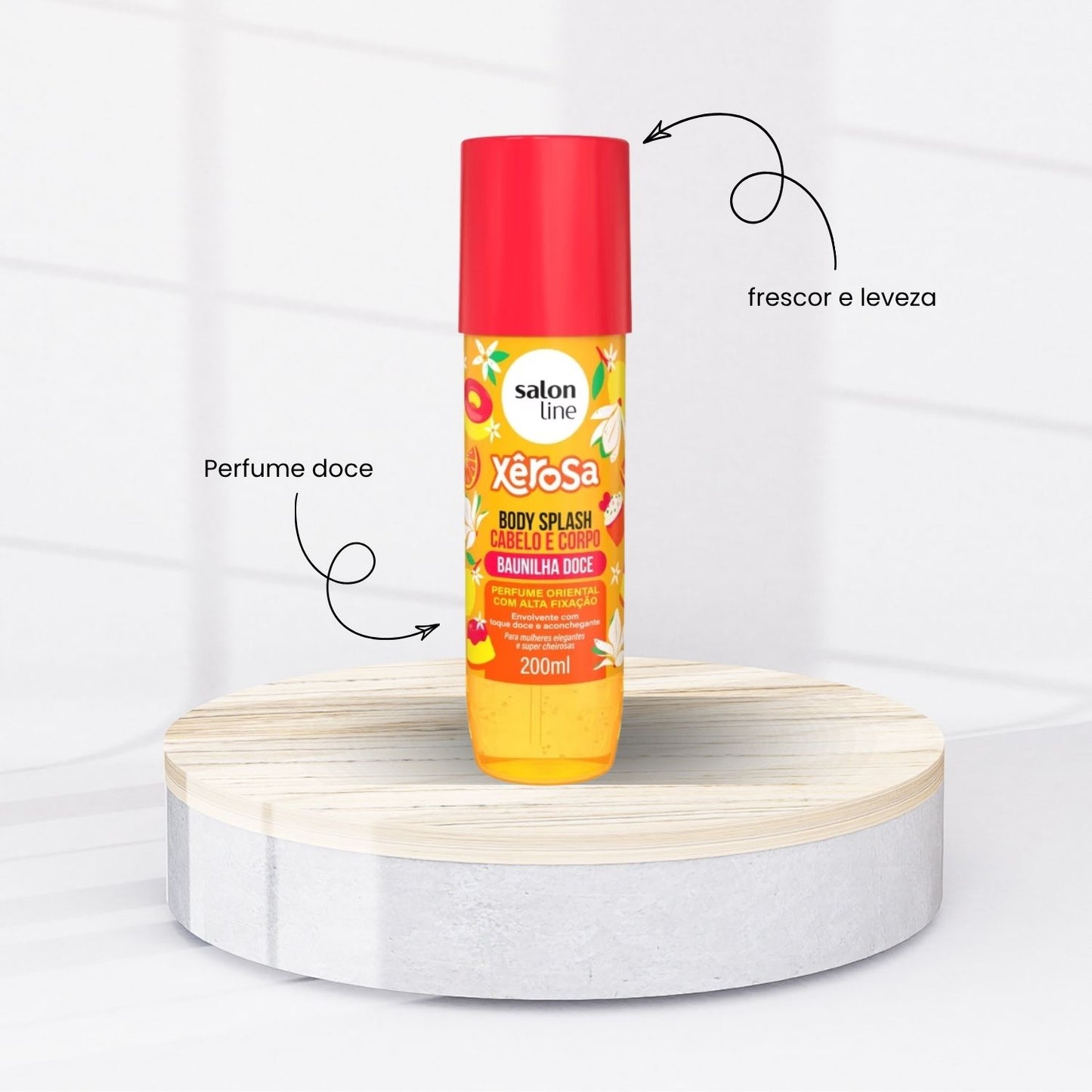 Body Splash Salon Line Xêrosa Baunilha Doce 200 ml