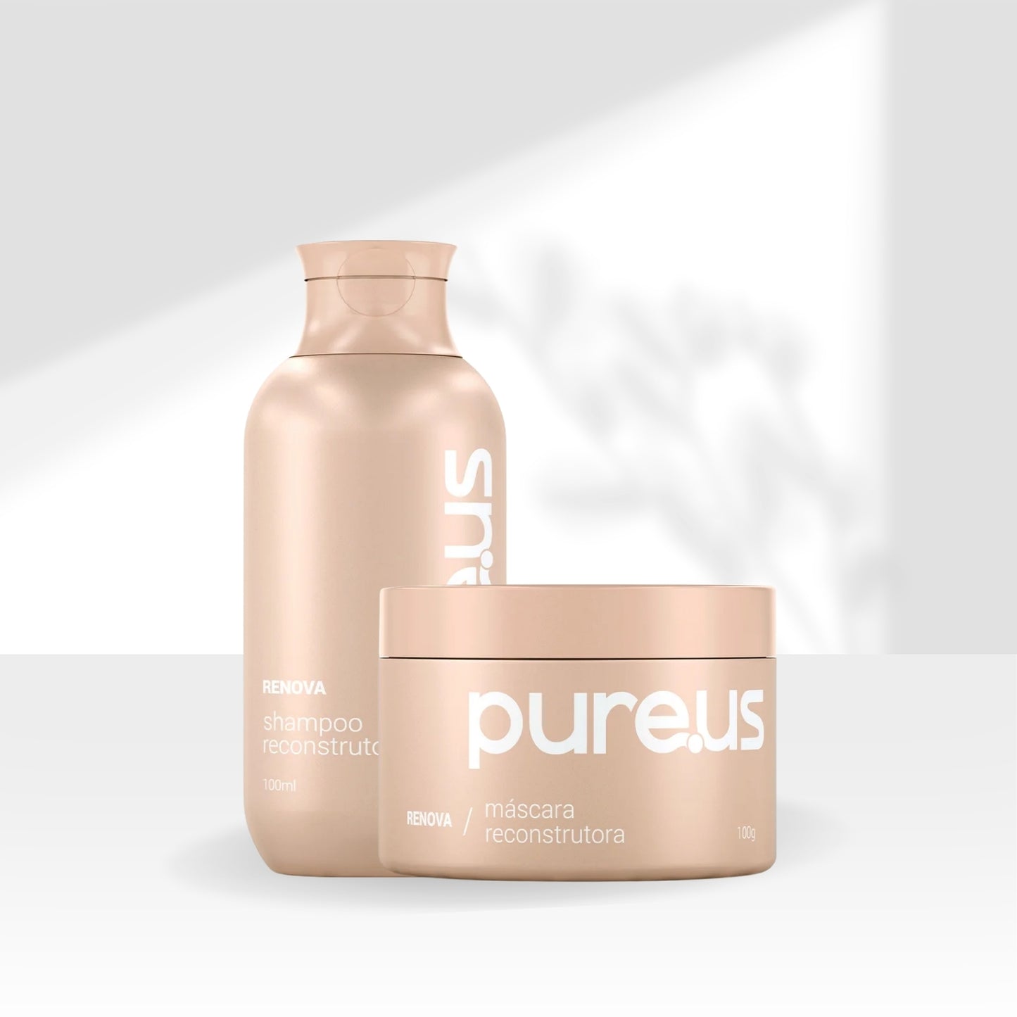 Kit Madamelis Pure Us Shampoo Mascara Reconstrutor 100 ml