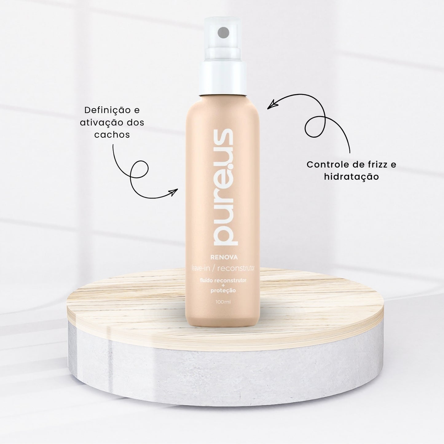 Kit Tratamento Madamelis Pure Us Reconstrutor 4 Produtos