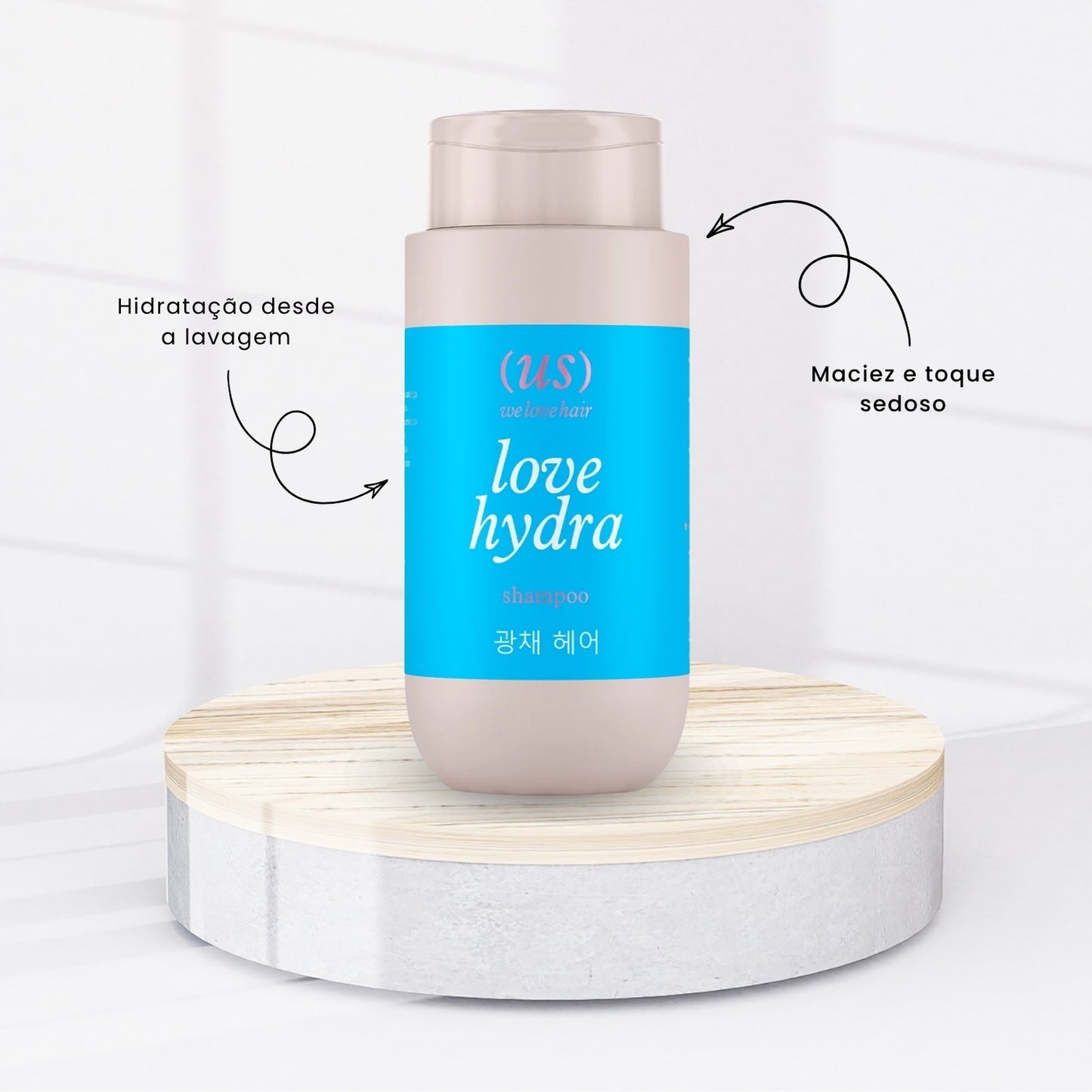 Kit Madamelis We Love Hydra Love Hydra Shampoo Condicionador