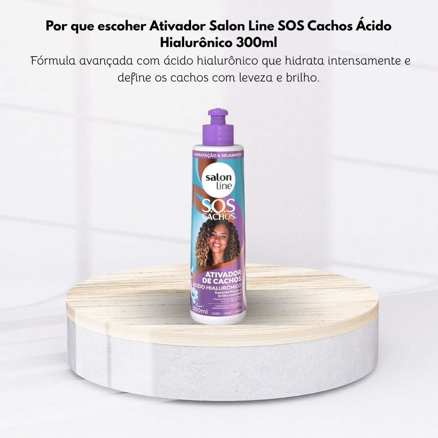 Ativador Capilar Salon Line SOS com Ácido Hialurônico 300 ml