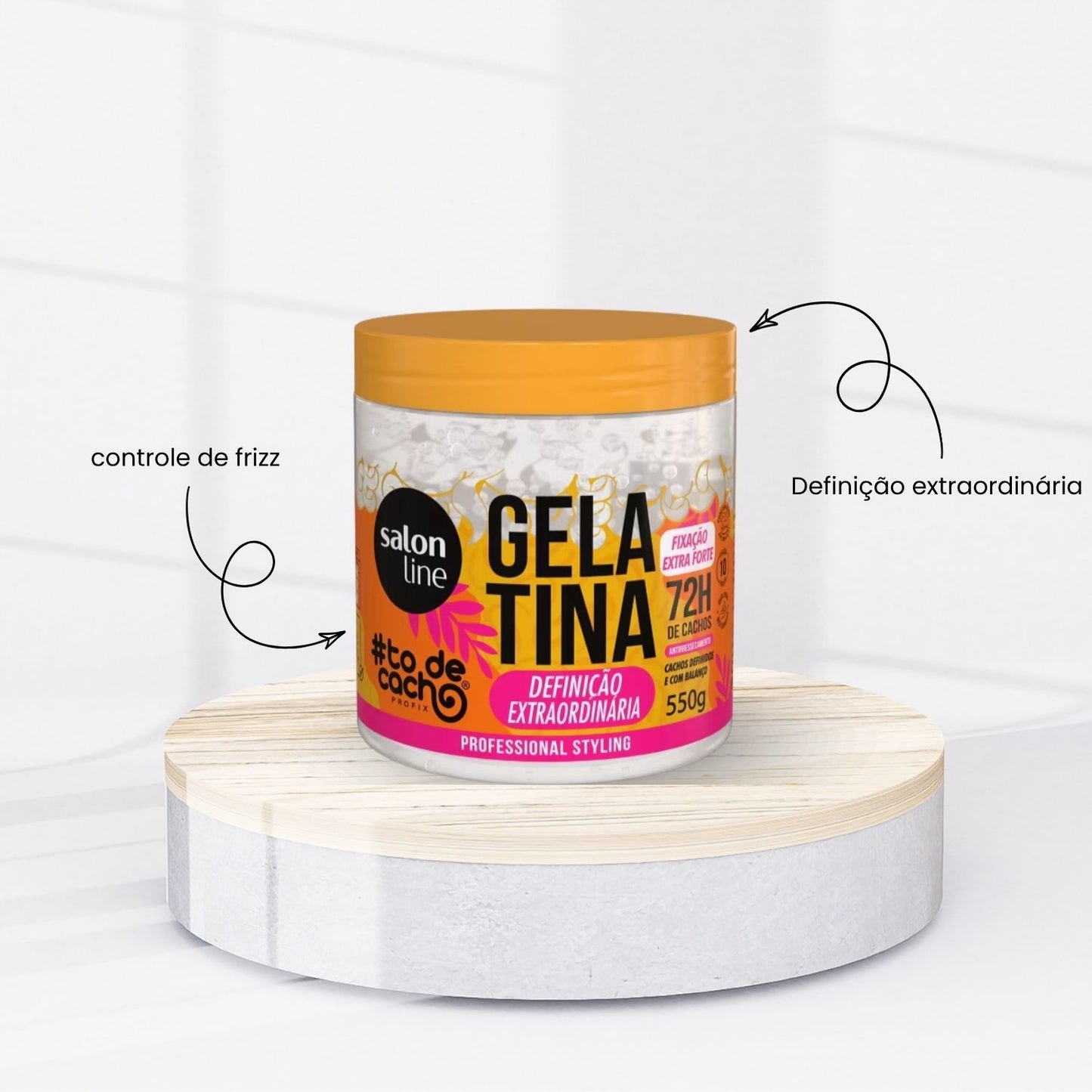 Gelatina Capilar Salon Line #TodeCacho Definição Extraordinária 550 g
