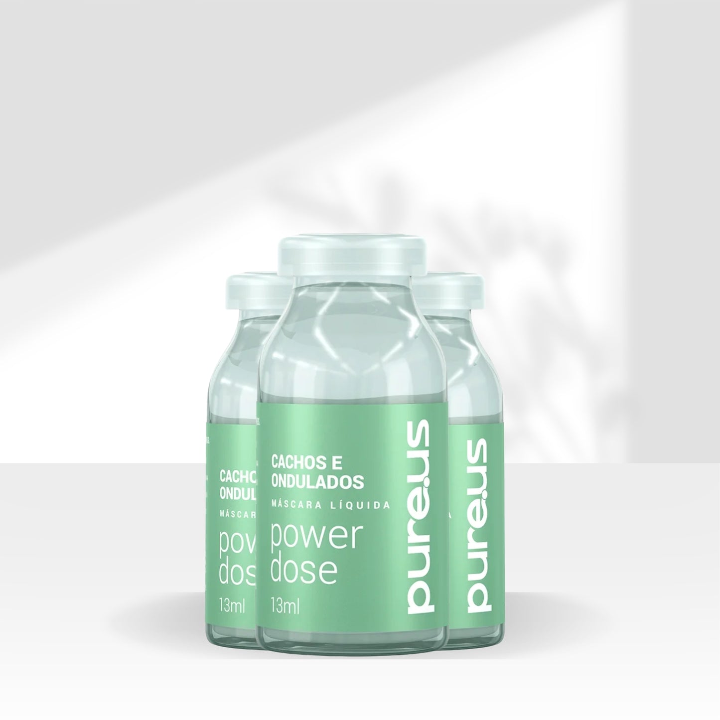 Kit Madamelis Pure Us Cachos Ampolas Tratamento 3x13ml