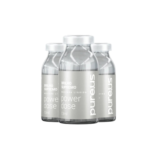 Kit Madamelis Pure Us Antifrizz Ampolas Tratamento 3x13ml