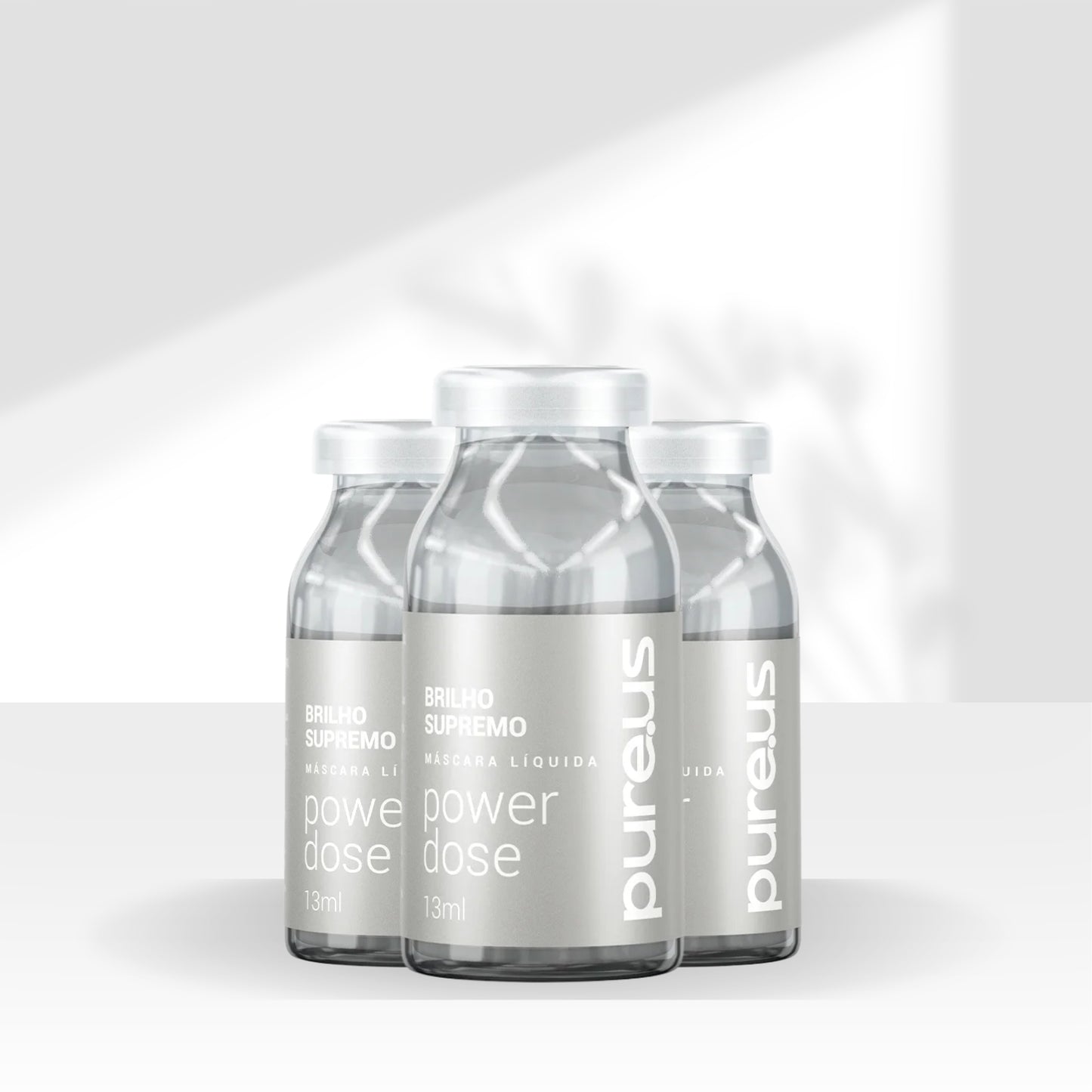 Kit Madamelis Pure Us Antifrizz Ampolas Tratamento 3x13ml