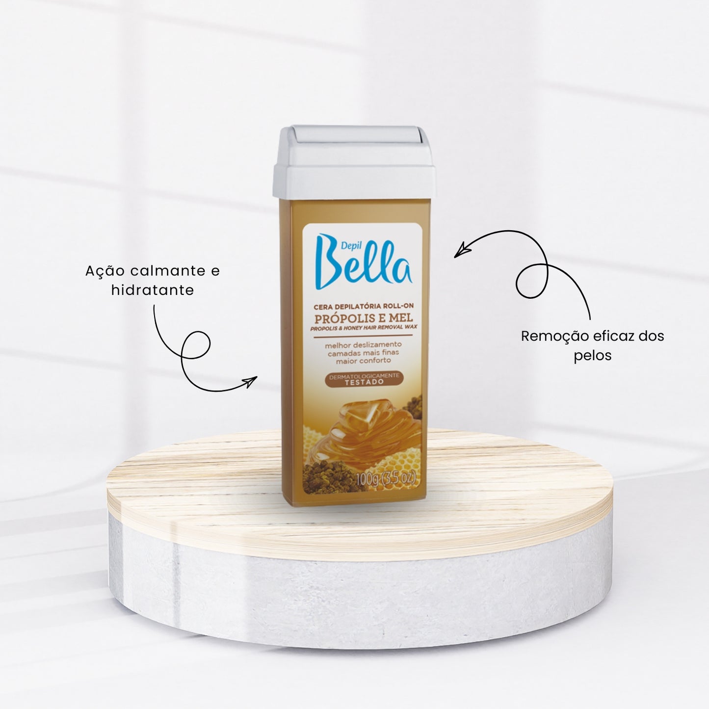 Kit Depil Bella Roll On Basico Depilacao Completo