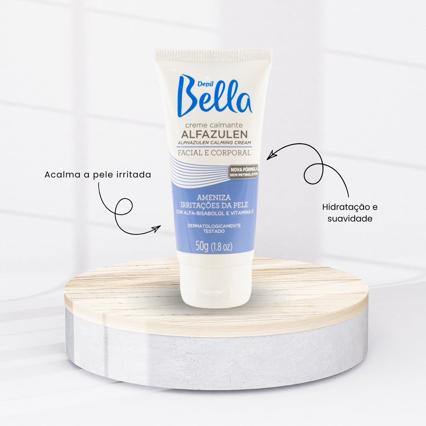 Kit Depil Bella Depilação Facial Cuidados com a Pele