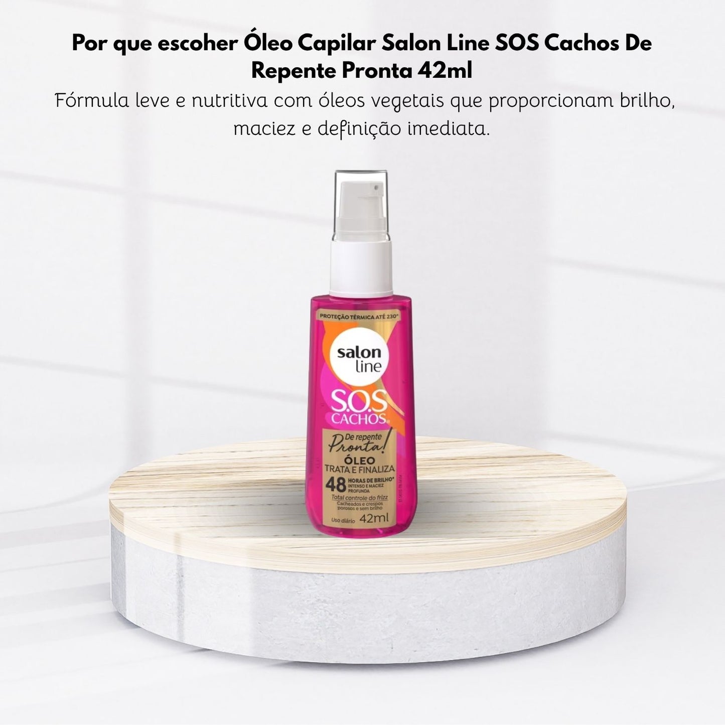 Óleo Capilar Salon Line SOS De Repente Pronta 42 ml
