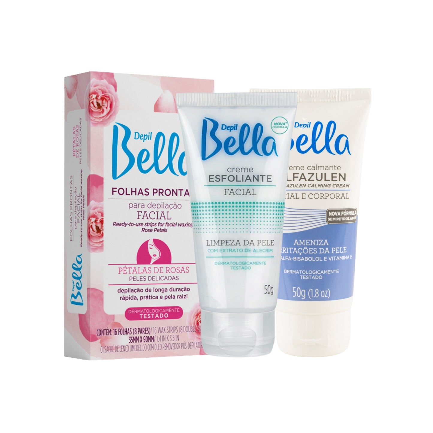 Kit Depil Bella Pos Depilação Hidratante e Calmante