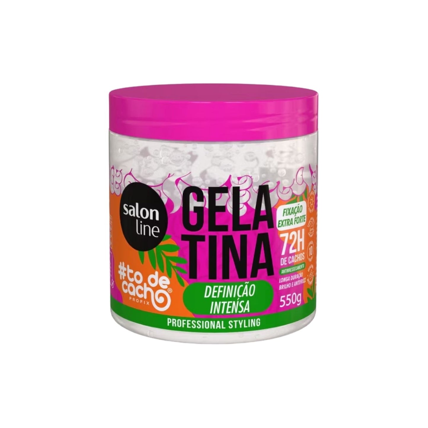 Gelatina Capilar Salon Line #TodeCacho Definição Intensa 550 g