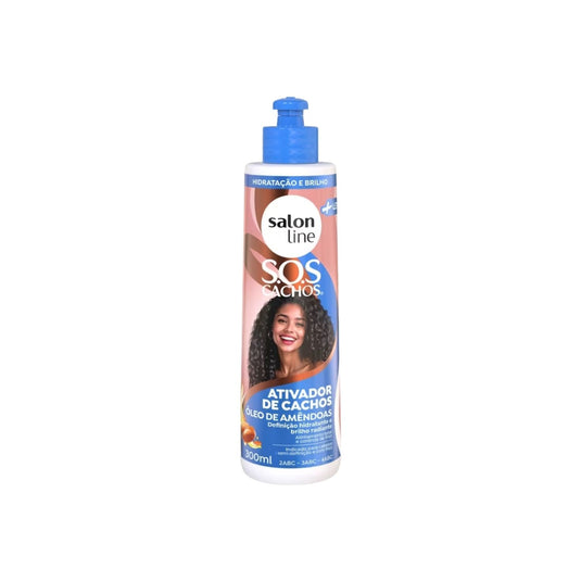 Ativador Capilar Salon Line SOS Cachos Leves Óleo de Amêndoas 300 ml
