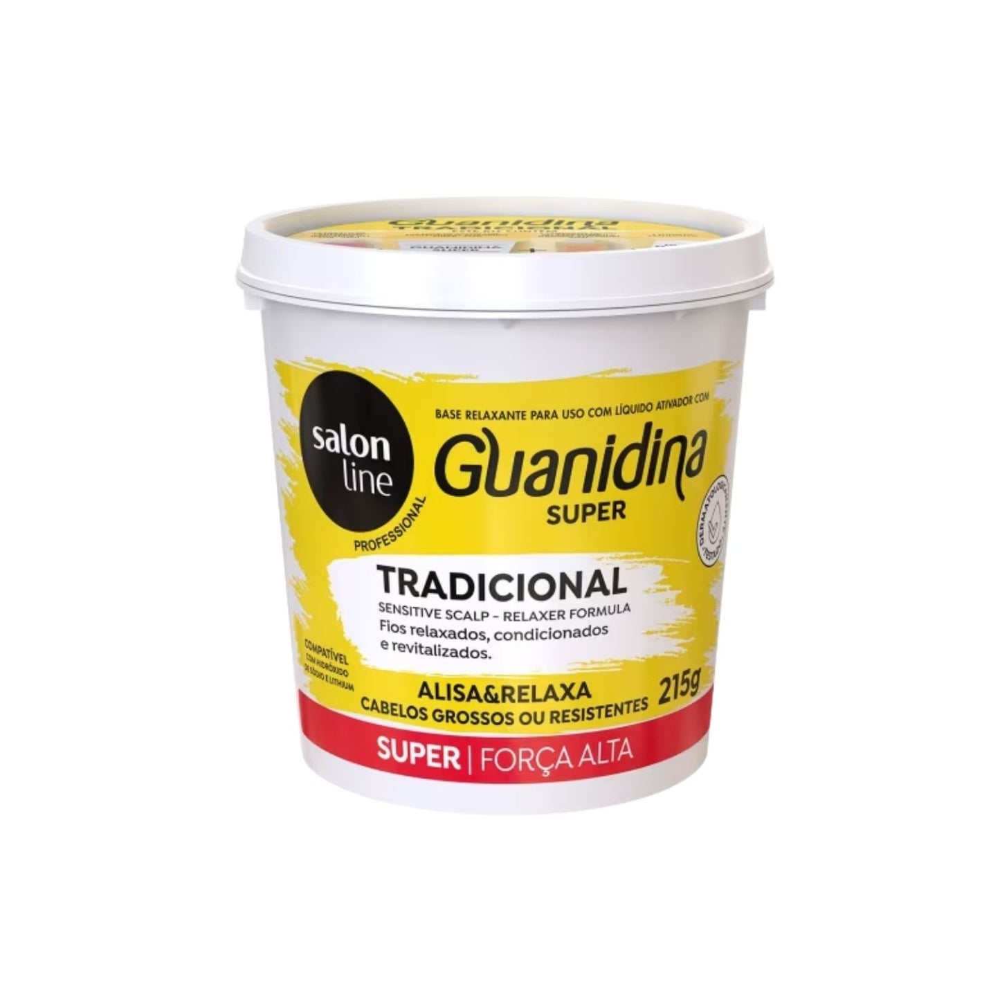 Relaxante Capilar Guanidina Tradicional Super Alisa e Relaxa 215 g