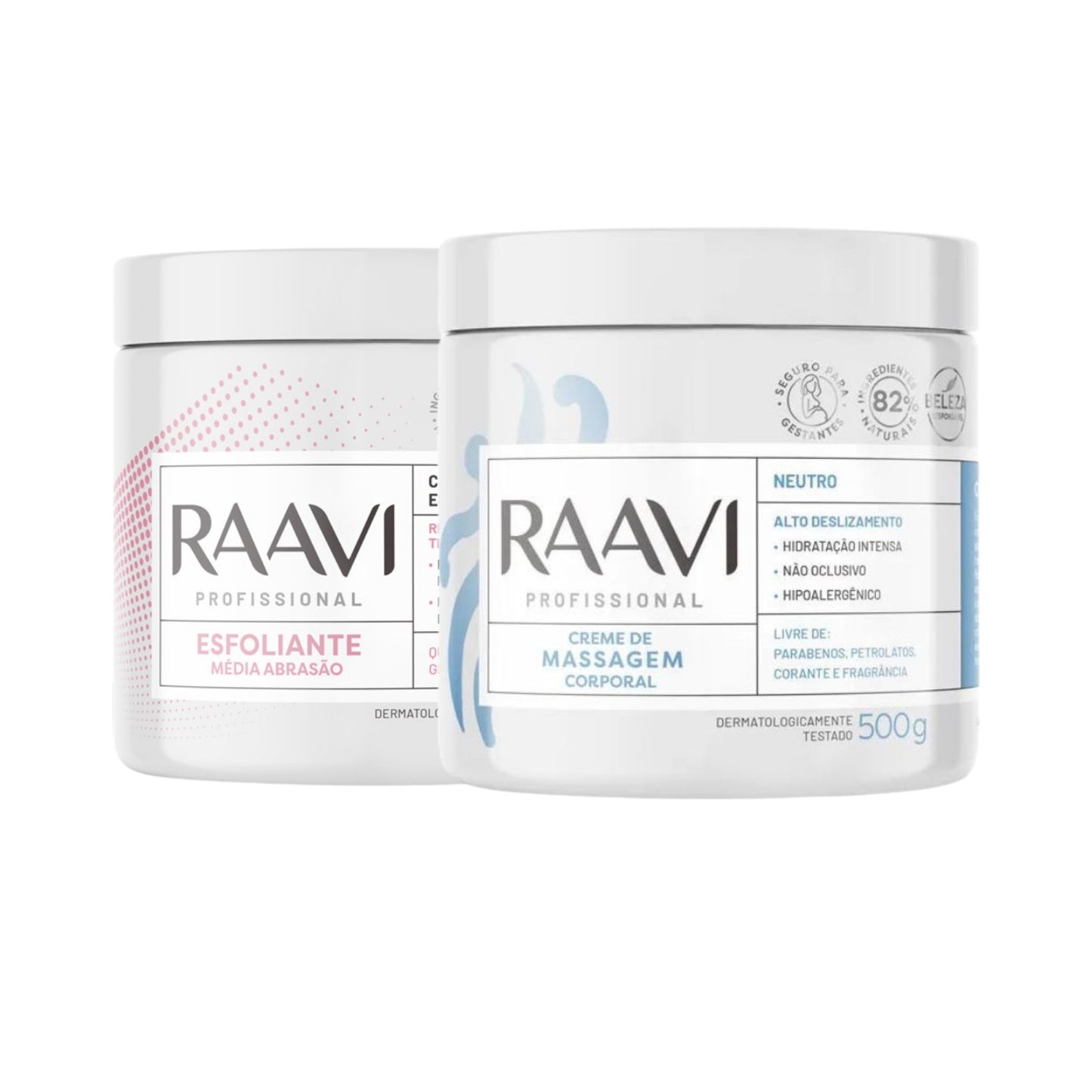 Kit Raavi Esfoliacao Corporal Cuidados com a Pele