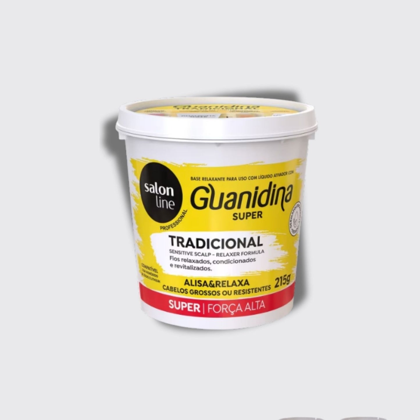 Relaxante Capilar Guanidina Tradicional Super Alisa e Relaxa 215 g