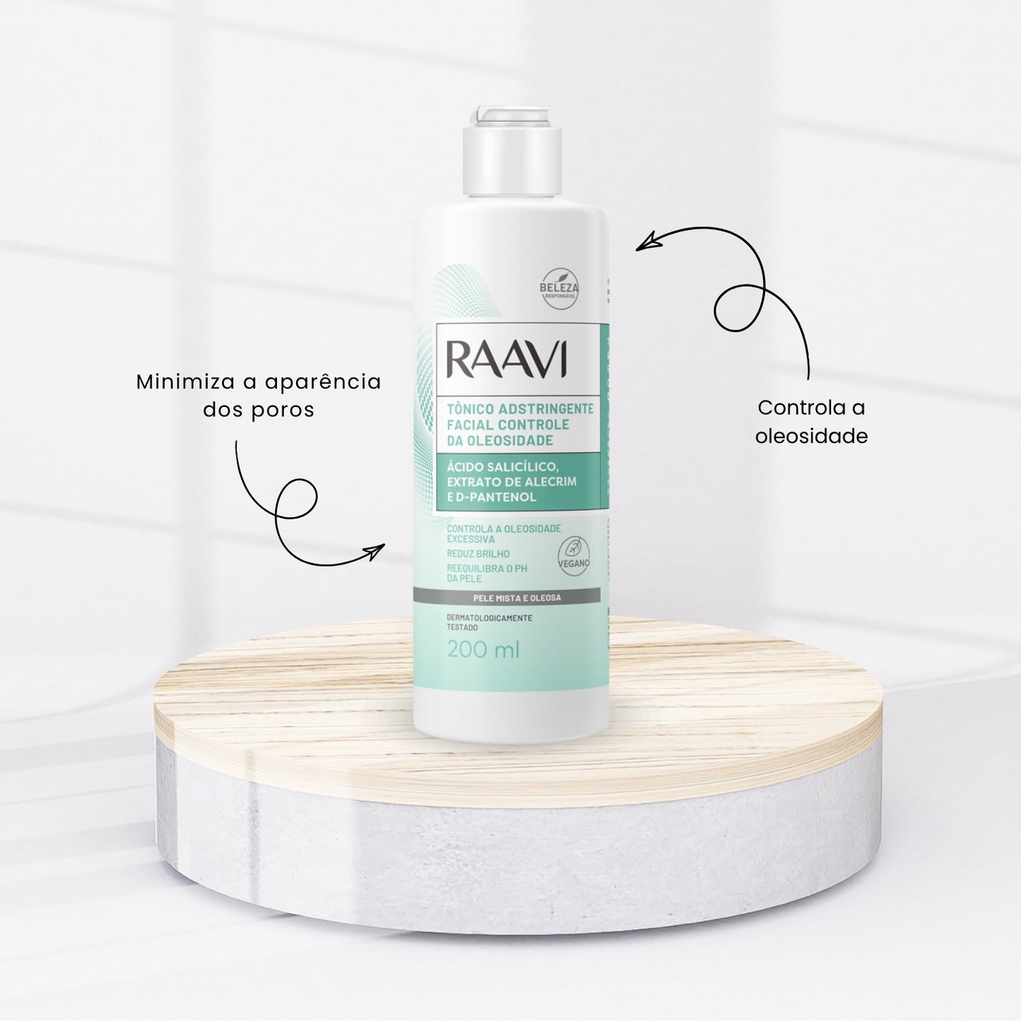Kit Raavi Anti Oleosidade Facial Completo Skincare Rotina