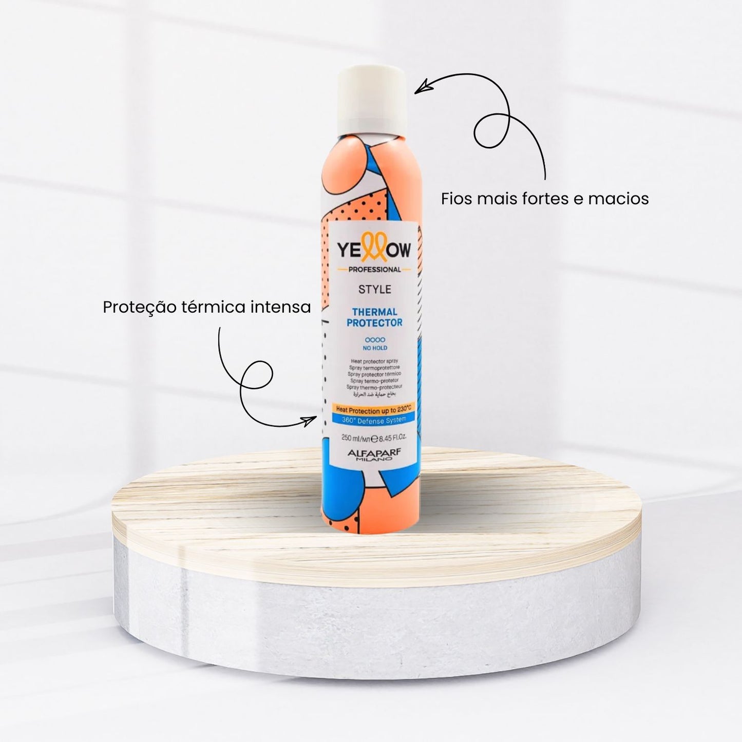 Protetor Térmico Yellow Spray Style Anti Danos 250 ml