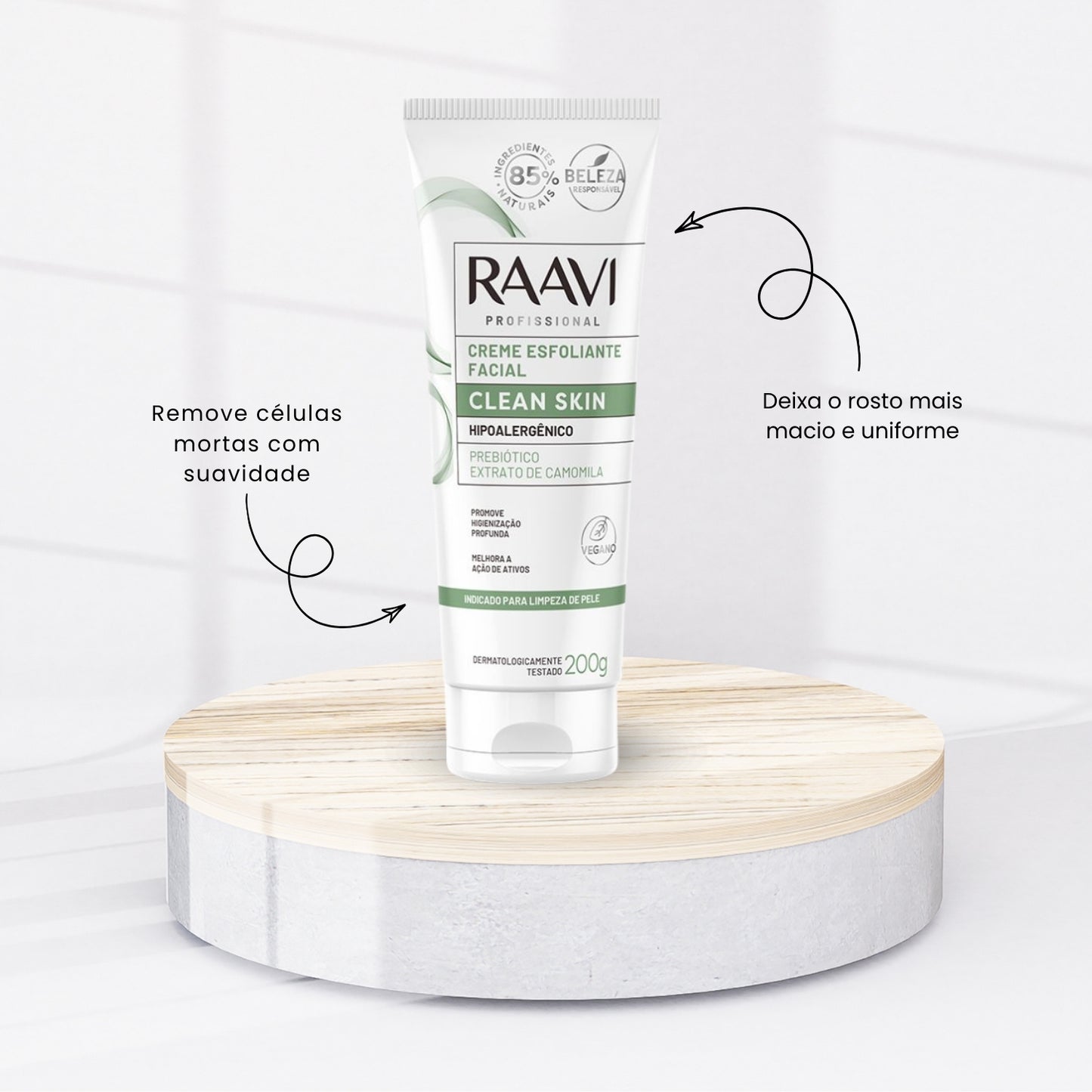 Kit Raavi Facial Antioleosidade e Esfoliação Rotina Facial