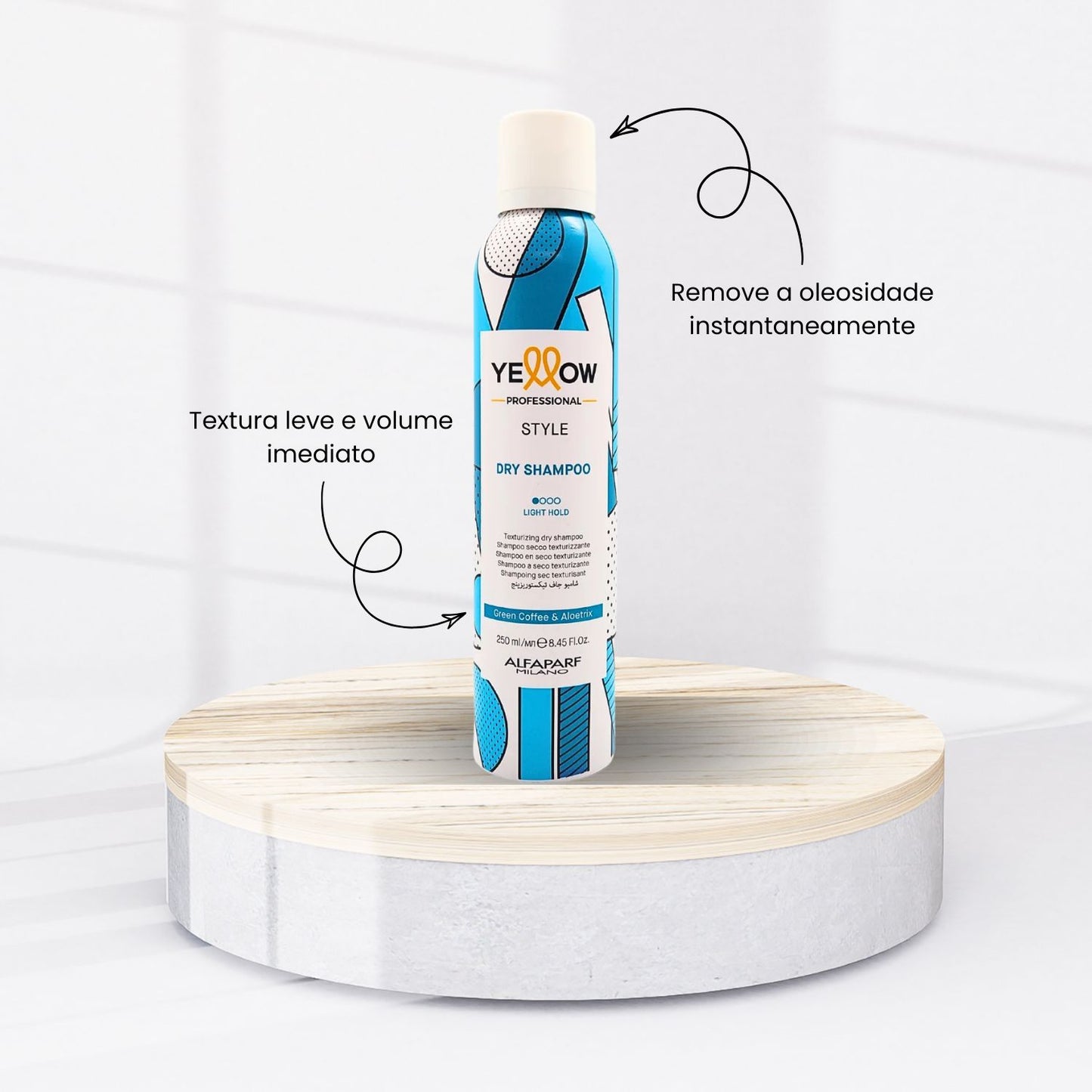 Shampoo Seco Yellow Spray Style Texturizante 250 ml