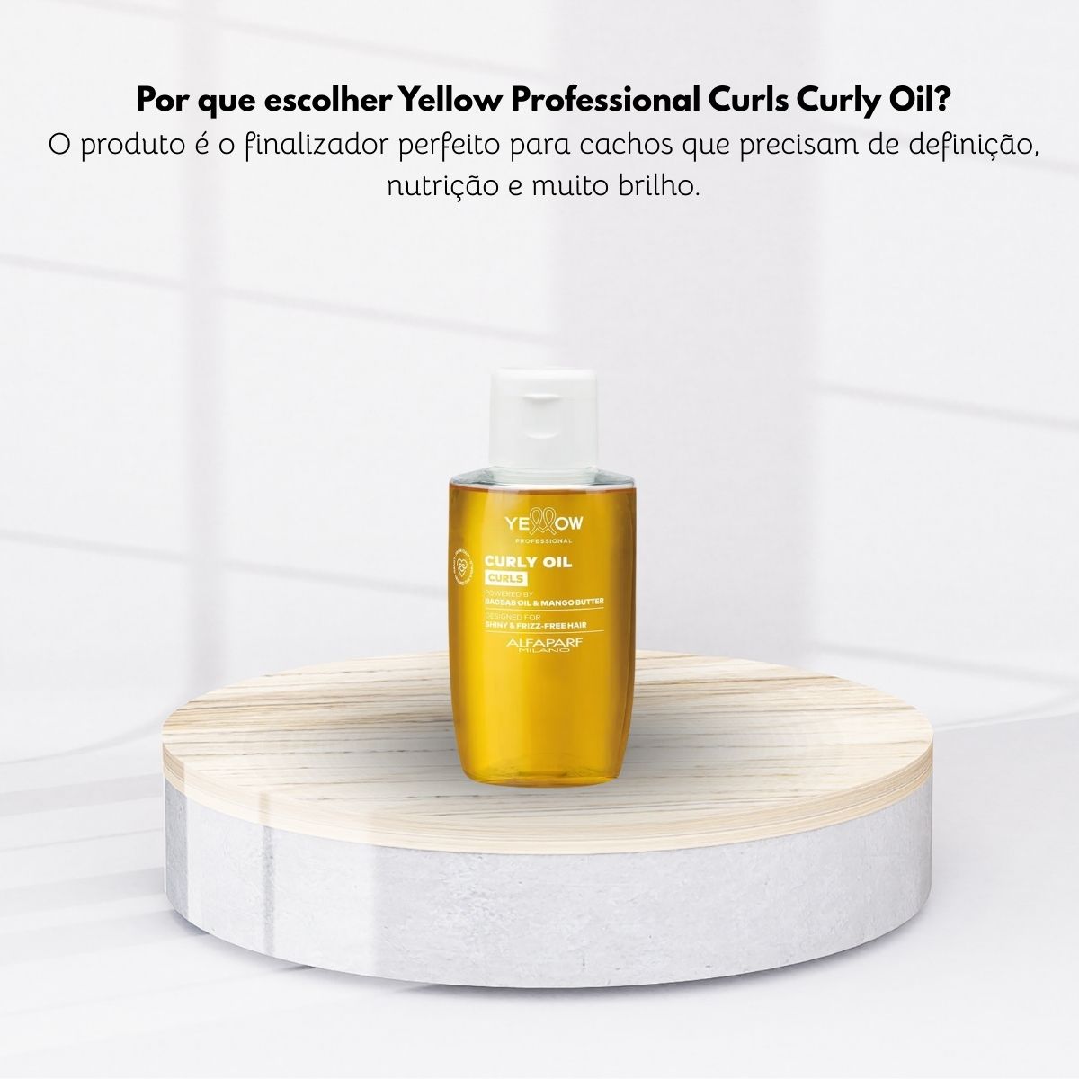Óleo Capilar Yellow Curls Nutrição e Definição 100 ml